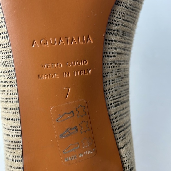 Aquatalia Phoebe Stripped Point Toe Pumps - Picture 8 of 8